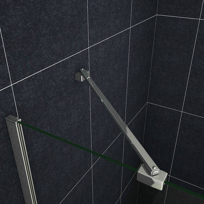 Océan Porte de douche pliante 80-100cm en 6mm verre anticalcaire insinstallation en niche modèle de Viten