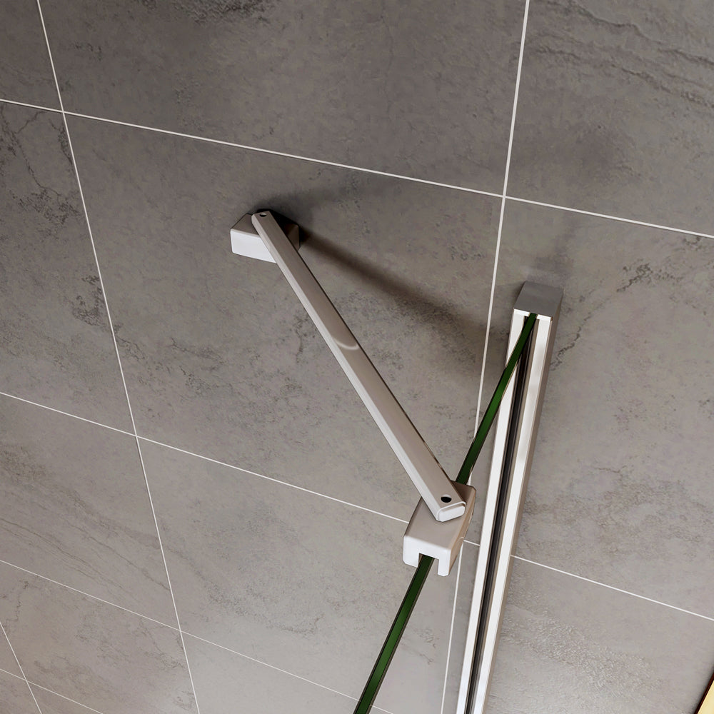 Océan Cabine de douche porte de douche pivotante et paroi de douche avec barre de fixation modèle de Classique
