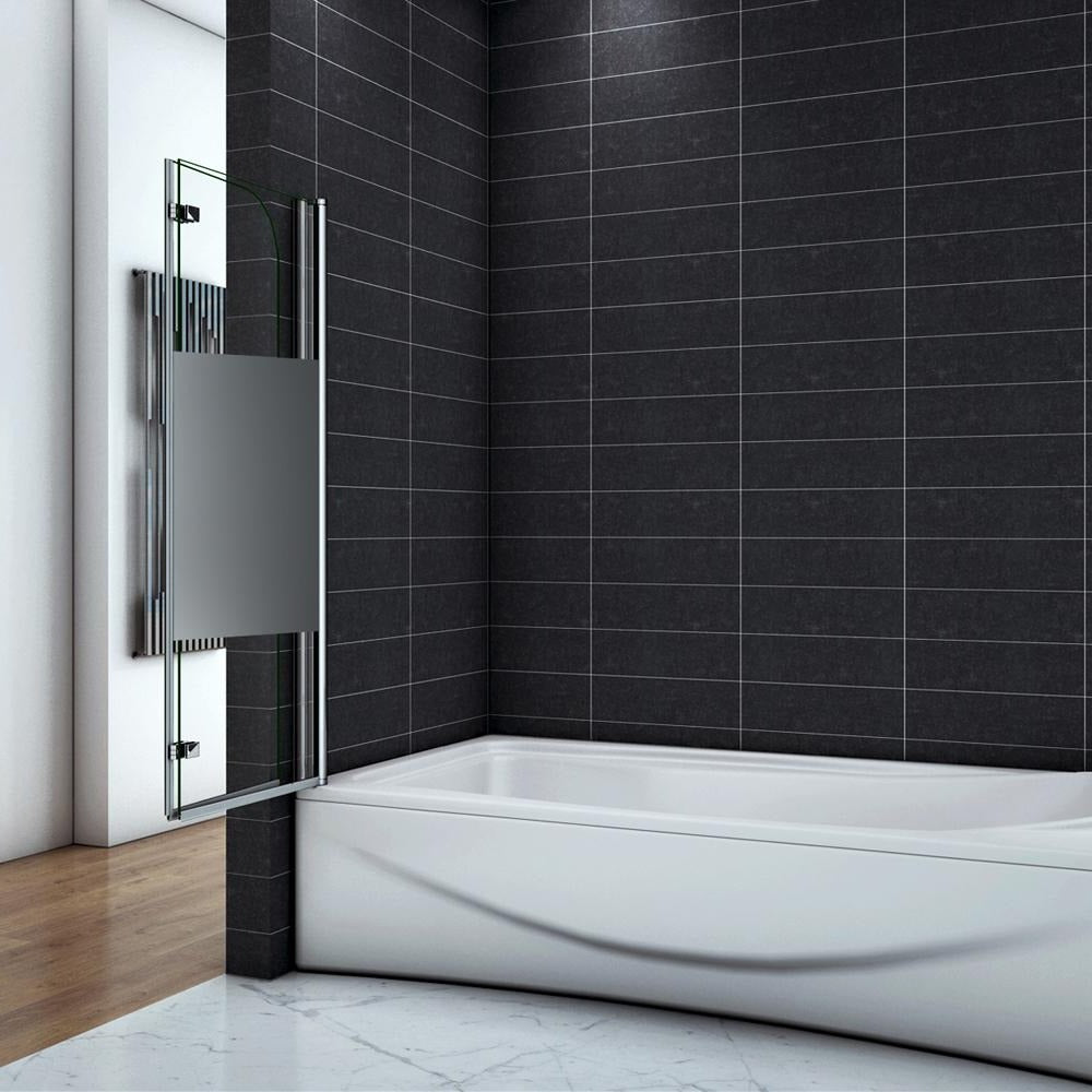 Pare-baignoire 120x140cm Ocean ecran de baignoire 6mm verre anticalcaire