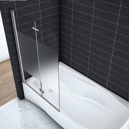 Pare-baignoire 120x140cm Ocean ecran de baignoire 6mm verre anticalcaire