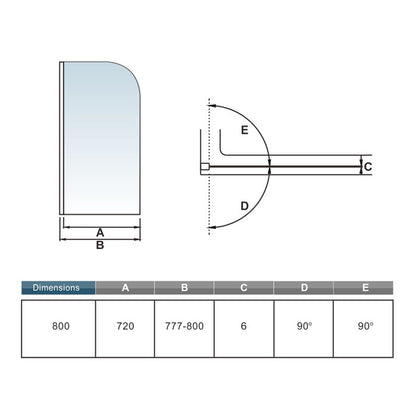 Ocean pare baignoire