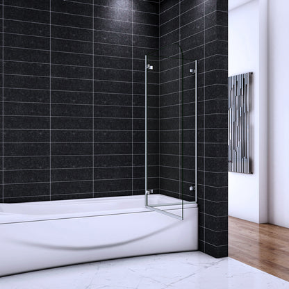 Pare-baignoire 100 110 120x140cm Ocean ecran de baignoire 5mm verre de securite