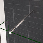 Paroi de douche avec volet pivotant 30x200cm modèle d' Itaroi avec une barre 73-120cm