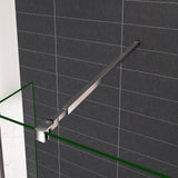 Paroi de douche avec volet pivotant 40x200cm modèle d' Itaroi avec une barre 73-120cm