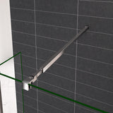 Paroi de douche avec volet pivotant 40x200cm modèle d' Itaroi avec une barre 73-120cm