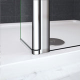 Paroi de douche avec volet pivotant 40x200cm modèle d' Itaroi avec une barre 73-120cm
