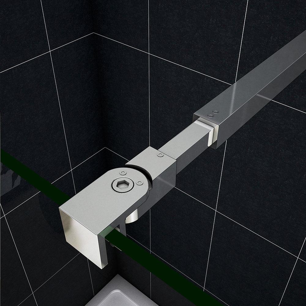 Océan 2 Parois de douche livré avec 2 Barres de extensible 72-120cm