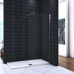Paroi de douche en 8mm verre avec vitrification nano(anticalcaire) livré avec une barre standard 140cm