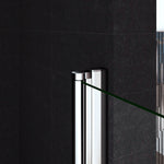 Cabine de douche en 6mm verre anticalcaire insinstallation en angle modèle de double Héci