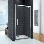Porte de douche 76 / 80 / 90 x185cm en 6mm verre securit insinstallation en angle modèle d'Ansa