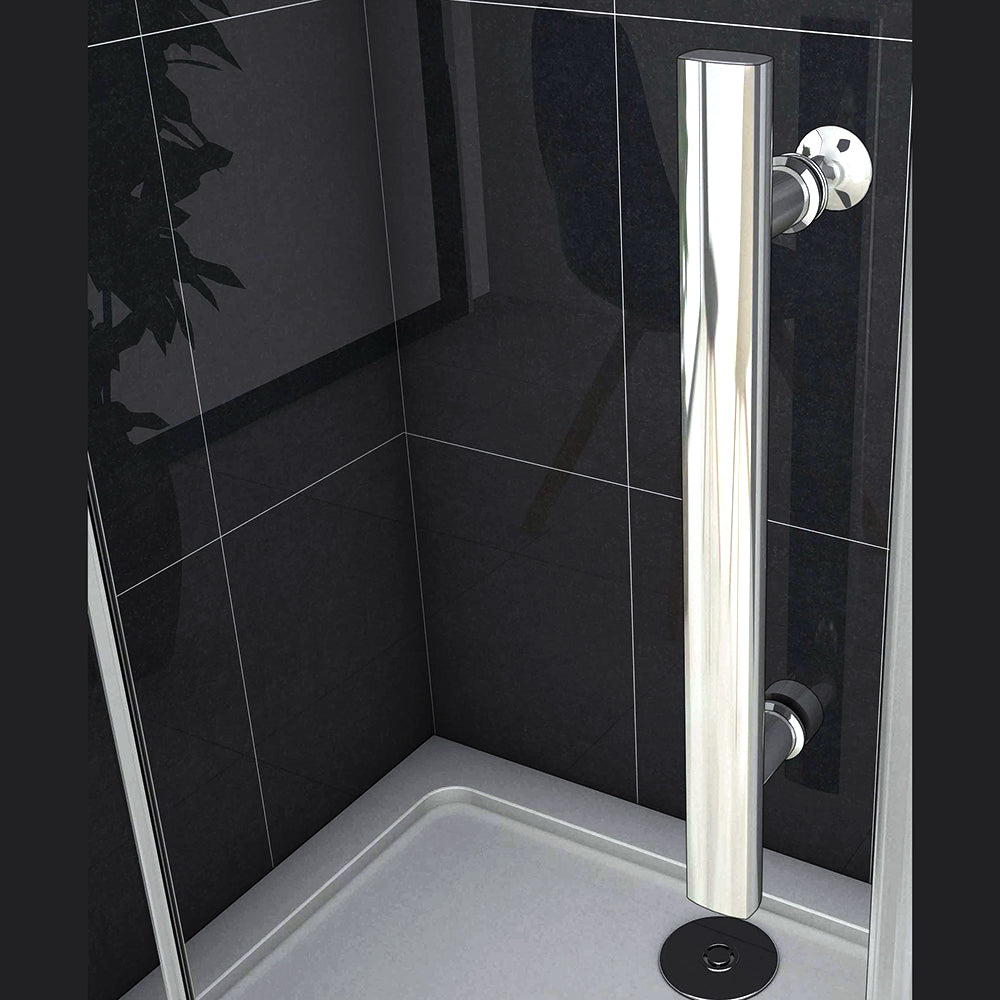 Océan Porte de douche 120 x197cm en 6mm verre anticalcaire insinstallation en niche modèle de Viten
